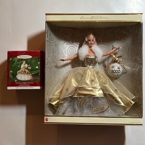 2000 Special Edition Celebration Barbie Doll & Hallmark Ornament